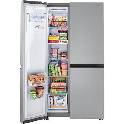 LG 36-inch, 23 cu.ft. Counter-Depth Side-by-Side Refrigerator with External Water and Ice Dispensing System LRSXC2306S IMAGE 8