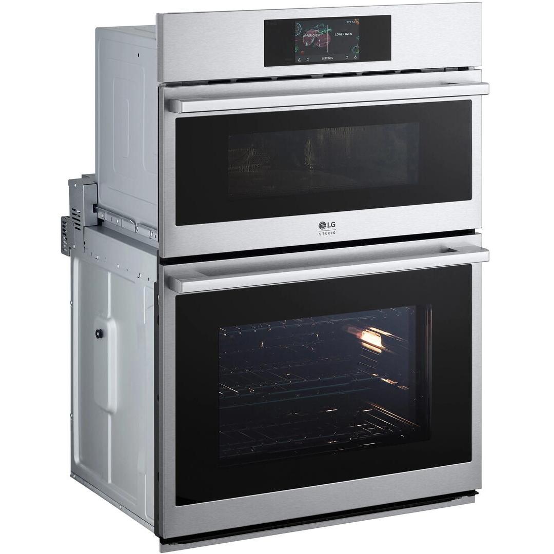  LG STUDIO Studio 30-inch, 6.4 cu.ft. Built-in Combination Oven with True Convection Technology WCES6428F IMAGE 4