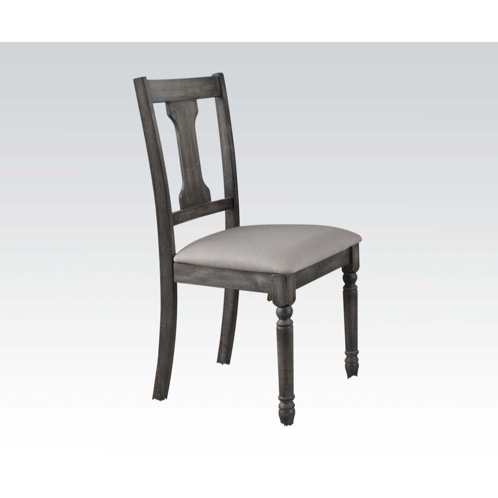 Silla auxiliar tapizada Wallace de 96 cm de alto (juego de 2)