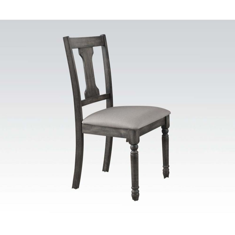 Silla auxiliar tapizada Wallace de 96 cm de alto (juego de 2)