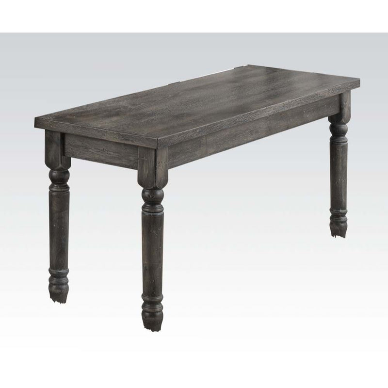 Banco de madera Wallace de 40" de largo