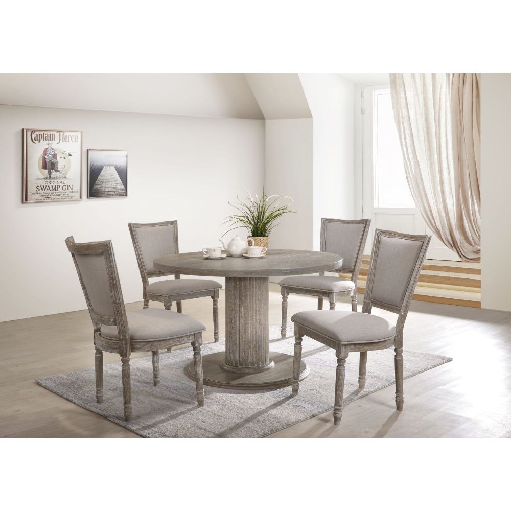 Silla auxiliar tapizada Gabrian de 96 cm de alto (juego de 2)