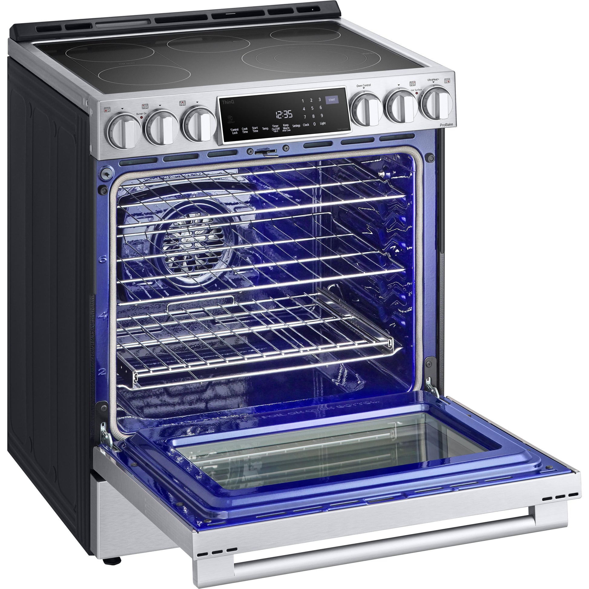  LG STUDIO Studio 30-inch Freestanding Electric Slide-in Range with ProBake Convection ™ Technology LSES6338F IMAGE 10