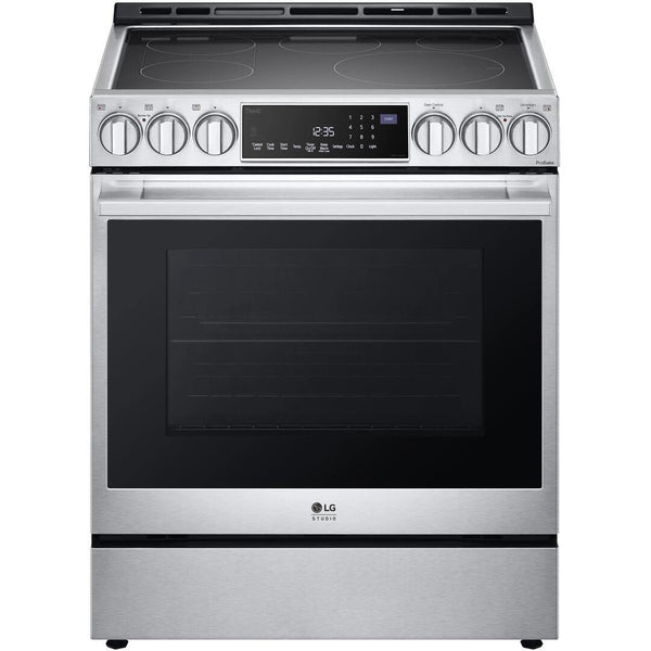 LG STUDIO Studio 30-inch Freestanding Electric Slide-in Range with ProBake Convection ™ Technology LSES6338F
