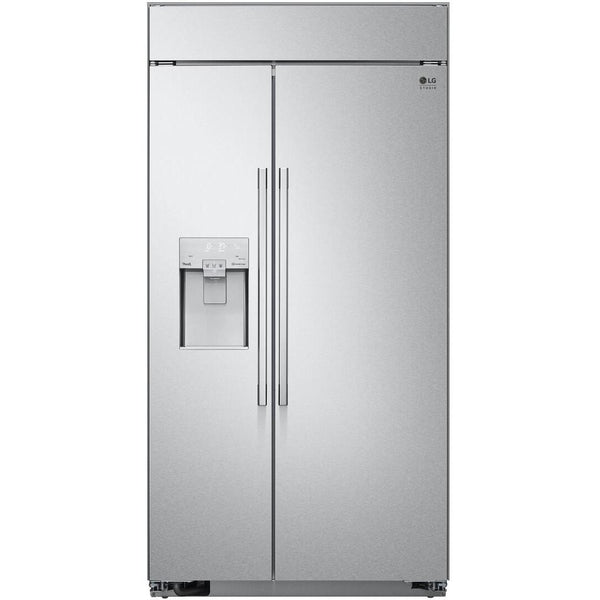 LG STUDIO Studio 42-inch, 25.6 cu.ft. Built-in Side-by-Side Refrigerator with SpacePlus™ Ice System SRSXB2622S