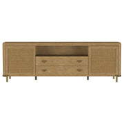 Arini Rattan Cane 2-door TV Stand Media Console
