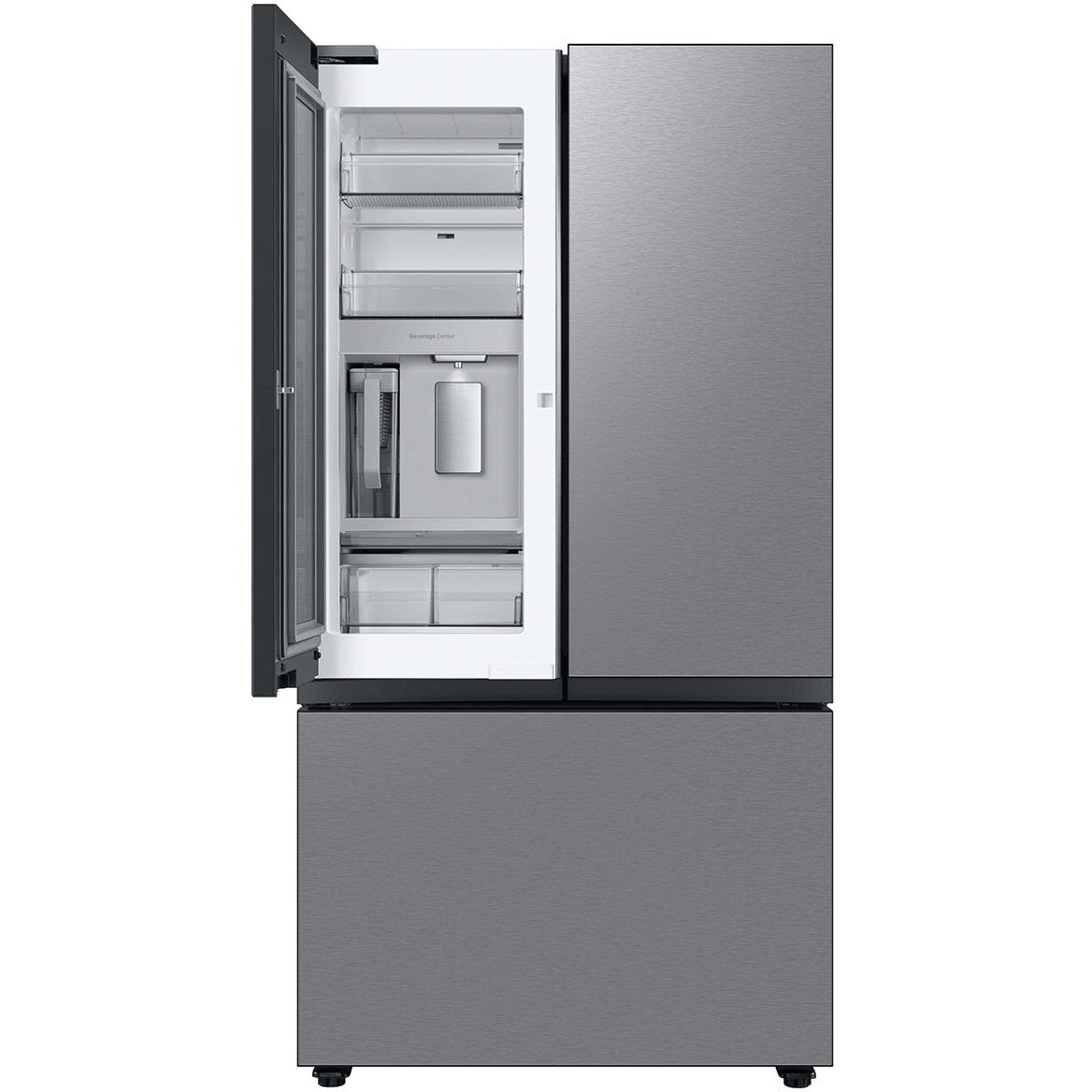 Samsung Bespoke 36-inch, 24 cu.ft. Counter-Depth French Door Refrigerator with Dual Ice Maker RF24BB6600QLAA IMAGE 5