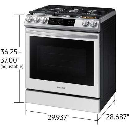 Samsung 30-inch Slide-in Gas Range with Air Fry Technology NX60BB871112/AA IMAGE 13