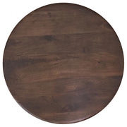 Juego de mesa de centro y auxiliar de madera maciza Dale marrón