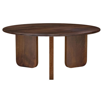 Dale Solid Wood Coffee and End Table Set Brown