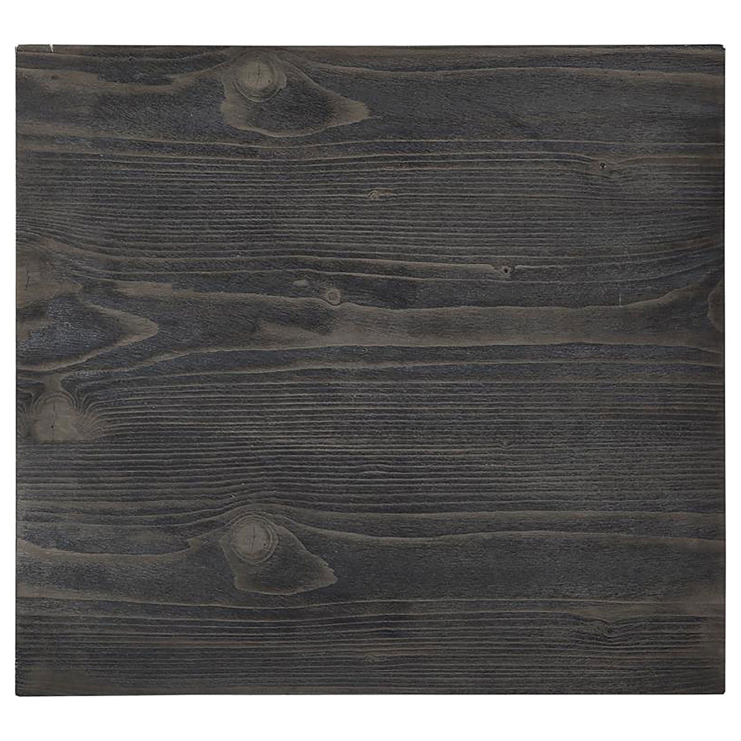 Mesa auxiliar de madera cuadrada de 1 estante Cliffview, color gris