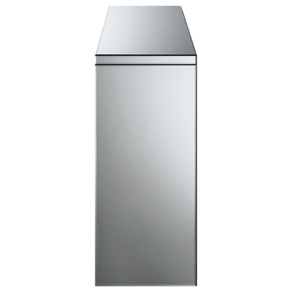 Consola de entrada de acrílico con espejo Gillian, color plateado