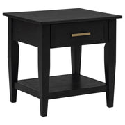 Lindenton 2-piece Wood Lift-Top Coffee and End Table Set Black