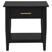 Lindenton 2-piece Wood Lift-Top Coffee and End Table Set Black