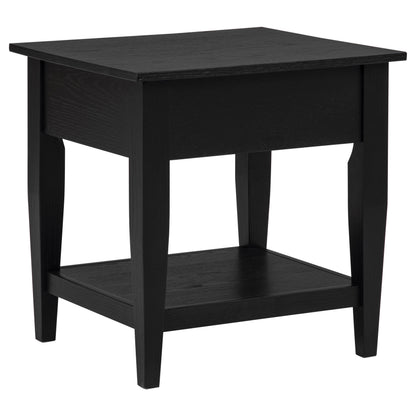 Lindenton 2-piece Wood Lift-Top Coffee and End Table Set Black