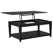 Lindenton 2-piece Wood Lift-Top Coffee and End Table Set Black