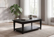 Lindenton Lift-Top Occasional Cocktail Coffee Table Black