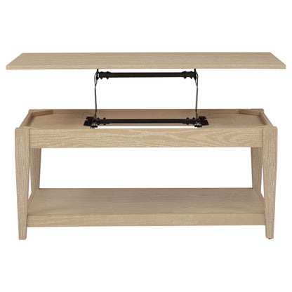 Lindenton Lift-Top Occasional Cocktail Coffee Table Blonde