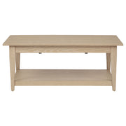 Lindenton Lift-Top Occasional Cocktail Coffee Table Blonde