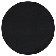 Sweeney 39-inch Round Wood Occasional Cocktail Coffee Table Black