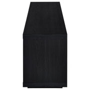 Deiter 79-inch TV Stand Fireplace Media Console Black
