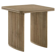 Adina Coffee Table Set Distressed Light Brown