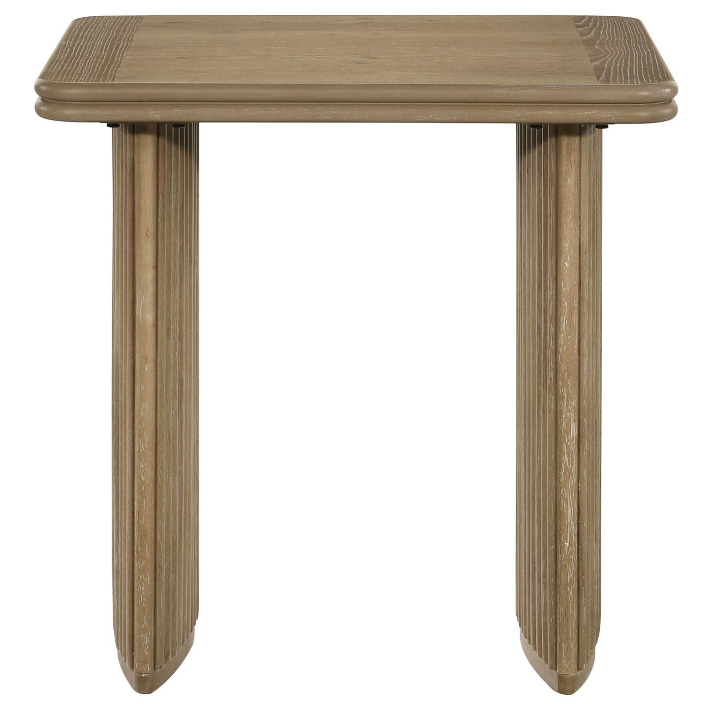 Adina Coffee Table Set Distressed Light Brown