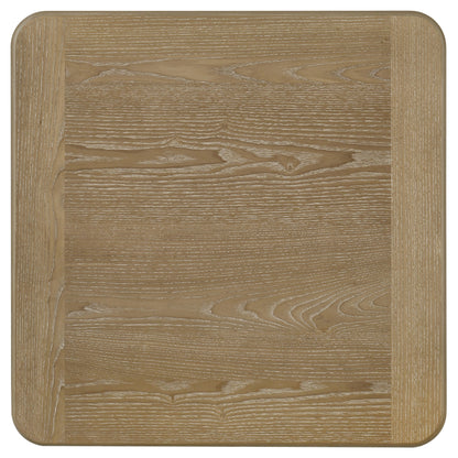 Adina Coffee Table Set Distressed Light Brown