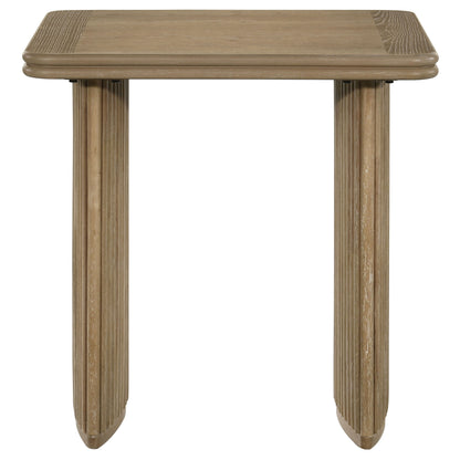 Adina Coffee Table Set Distressed Light Brown