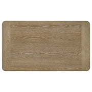 Adina Rectangular Wood Coffee Table Distressed Light Brown