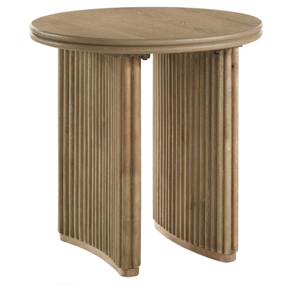 Adina Coffee Table Set Distressed Light Brown