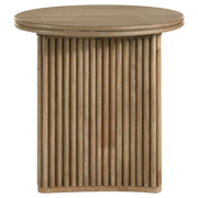 Adina Coffee Table Set Distressed Light Brown