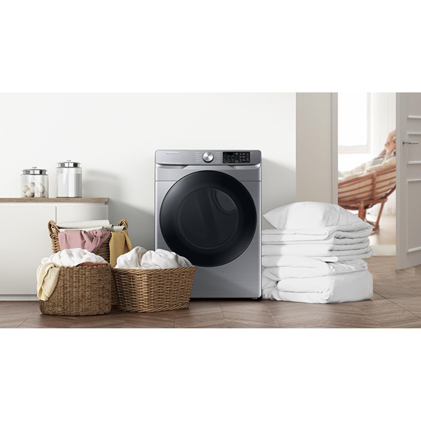  Samsung 7.5 cu.ft. Gas Dryer with Wi-Fi Connectivity DVG45B6300P/A3 IMAGE 9