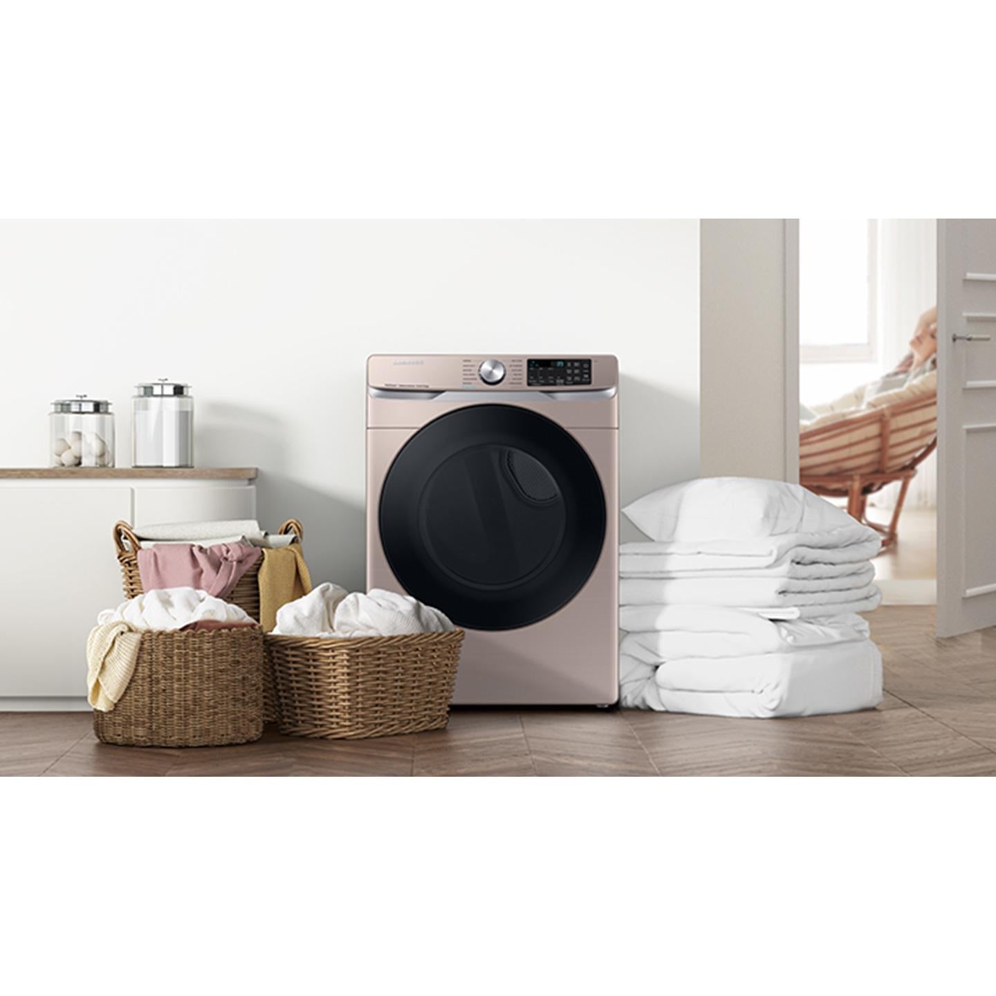  Samsung 7.5 cu.ft. Gas Dryer with Wi-Fi Connectivity DVG45B6300C/A3 IMAGE 9