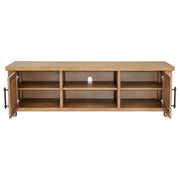 Beasley 2-Door 71-Inch Wood TV Stand Media Console Golden Oak