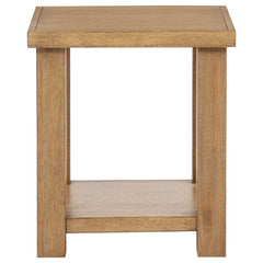 Beasley 2-Piece Wood Coffee Table Set Golden Oak