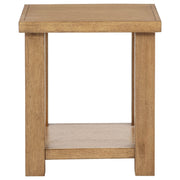 Beasley 3-Piece Wood Coffee Table Set Golden Oak