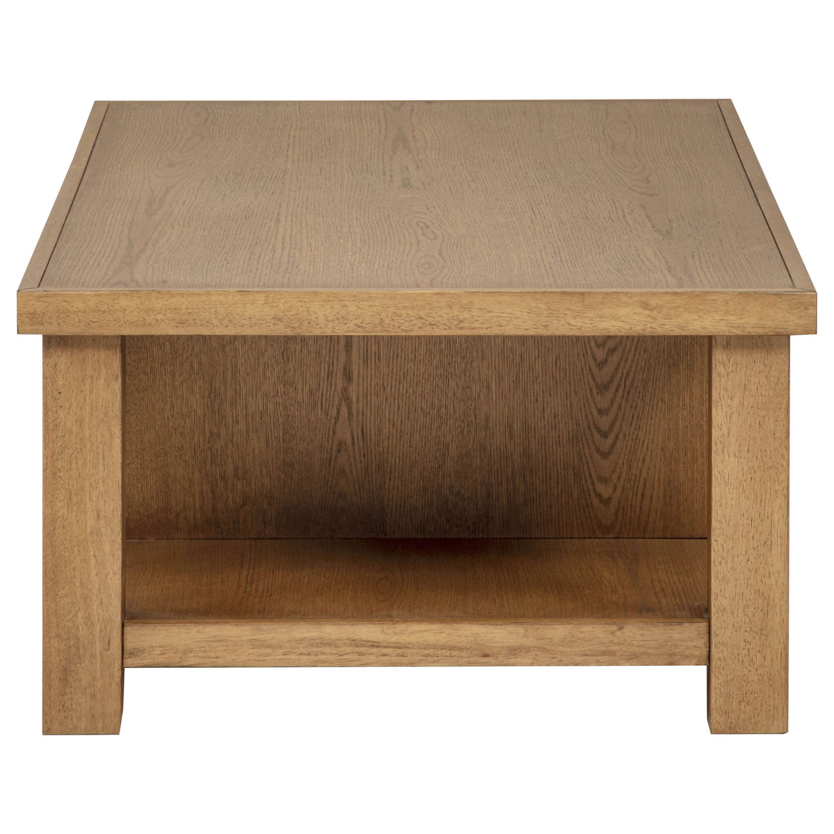 Beasley 4-Drawer Wood Coffee Table Golden Oak
