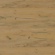 Mesa auxiliar de madera de ingeniería Fanning, roble dorado