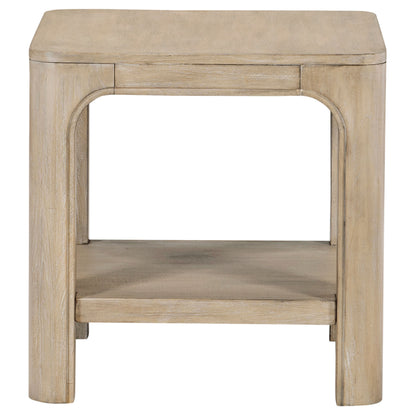 Solano Square Coffee Table Set Weathered Mango