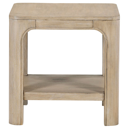 Solano Square Coffee Table Set Weathered Mango