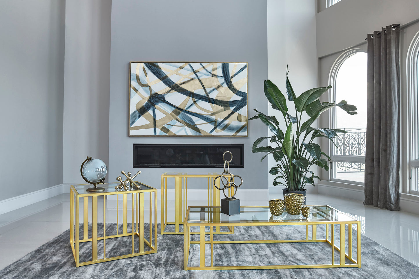 Adri Coffee and End Table Set