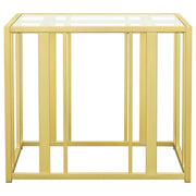 Adri 3-piece Coffee and End Table Set Matte Brass
