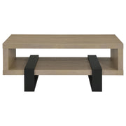 Dinard Engineered Wood Cocktail Coffee Table Latte