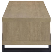 Dinard Engineered Wood Cocktail Coffee Table Latte
