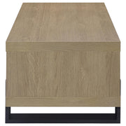 Dinard Engineered Wood Cocktail Coffee Table Latte