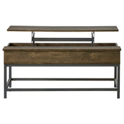 Mesa de centro elevable Byers Engineered Wood de roble marrón