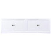 Soporte para TV Laughlin Entertainment Center de pino oscuro