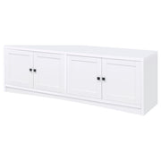 Soporte para TV Laughlin Entertainment Center de pino oscuro