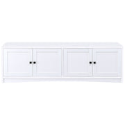 Soporte para TV Laughlin Entertainment Center de pino oscuro
